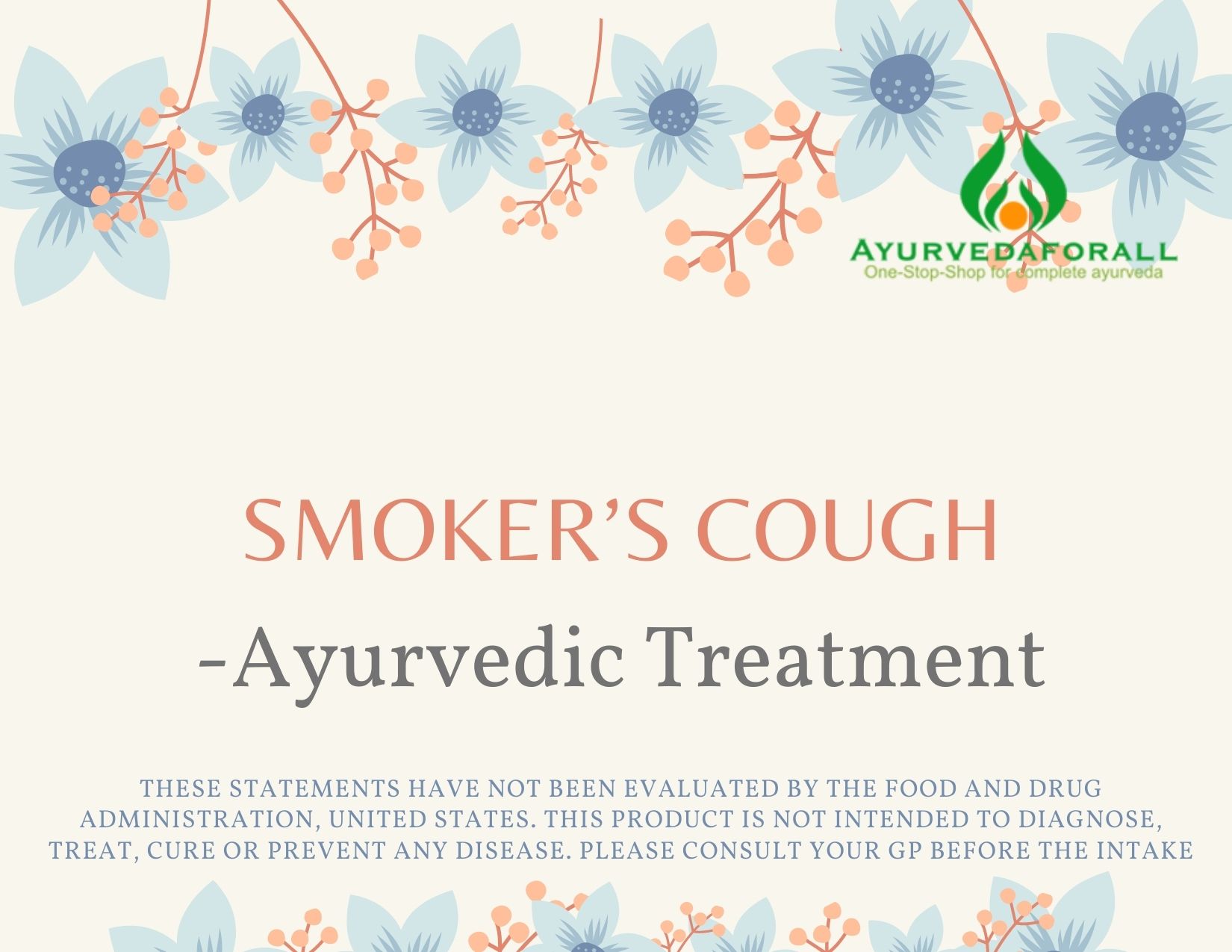 SMOKER'S COUGH Ayurvedic Treatment